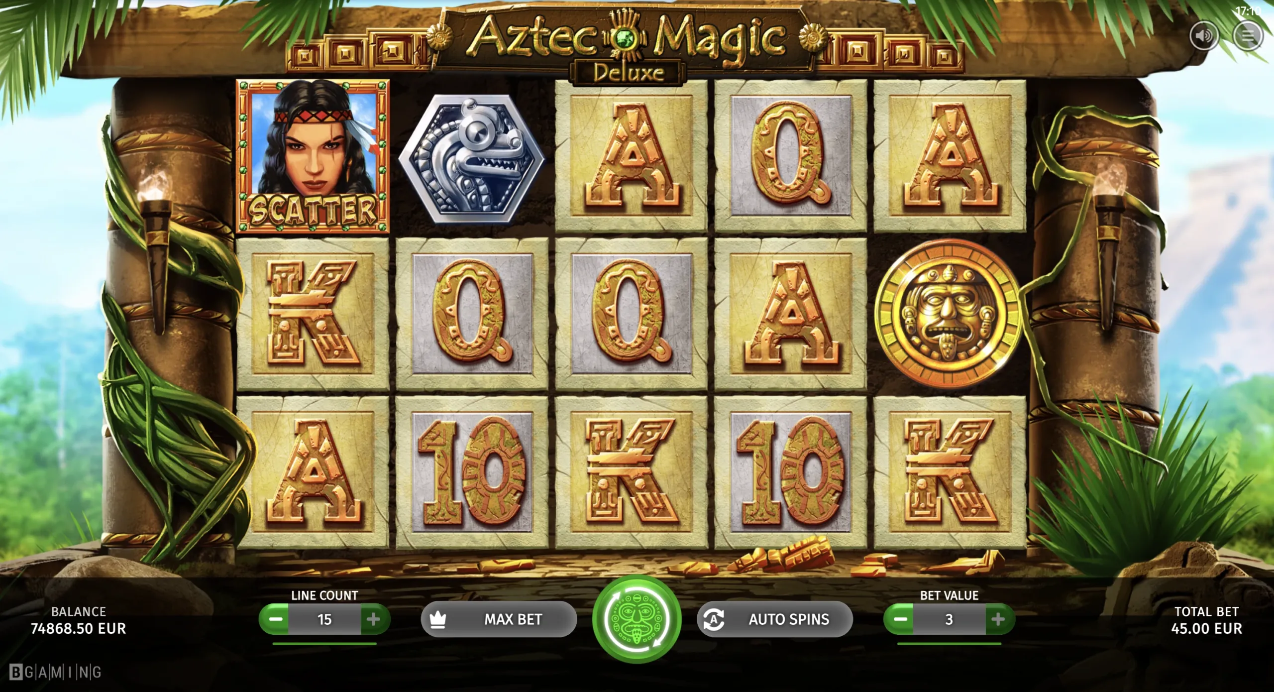 Aztec Magic Deluxe gameplay screenshot 1